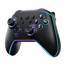 Controle Gamer Sem Fio GM II SN2208 / RGB / LED / Bluetooth - Preto