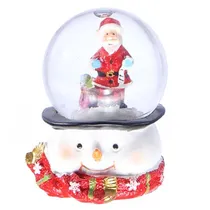 Bola Natalina Branca Papai Noel