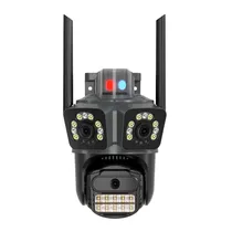 Camera de Segurança Smart Wifi BS-XMS21 / 3.6MM / 15MP / 3 Cameras / Microfone / Alarma / Detecção Humana / Visao Noturna / App Icsee - Cinza