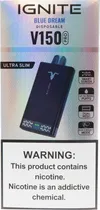 Vape Descartável Ignite V150 Pro Blue Dream 15000 Puffs