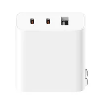 Fonte Carregador Xiaomi 67W Gan Charger 2C1A A07ZMUS BHR7492US - 67W - com Cabo USB-C - Bivolt - Branco