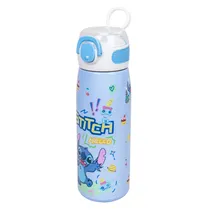 Garrafa de Água Térmica Infantil Stitch 600 ML Celeste