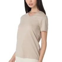 Camiseta Femenina Casual Fila Moda Basic Sand