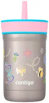 Garrafa Contigo Leighton Kids 354 ML - Blue Raspberry Butterflies