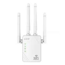 Repetidor de Sinal Wireless Wifi Luo LU-WF2605 / 300MBPS / Bivolt - Branco