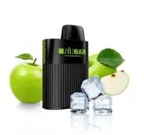 Nikbar 6000 Puffs Sour Green Apple Ice