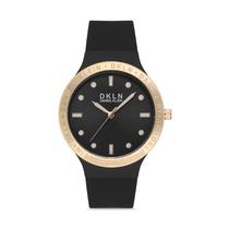 Relogio Analogico Feminino Daniel Klein DKLN DK.1.12644-1 - Preto/Dourado