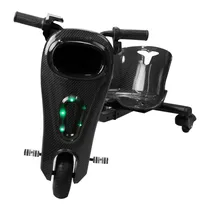 Triciclo Elétrico Keen Robot - 6.5" - Bluetooth - LED - Recarregável - Preto
