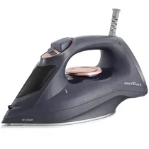 Ferro de Passar Britânia Ceramic BFV2000P de 2.000 Watts Antiaderente + Spray 220V ~ 50/60 HZ - Azul/Cinza