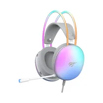 Auricular Gamer Havit HVGMH-H2037D-WH RGB Blanco