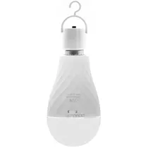 Lâmpada de Emergência Satellite A-EMB01 20 Watts Recarregável - Branca