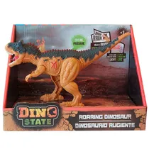 Dinostate Gigantosaurus Rugiente - Ojos Y Boca Con Luz