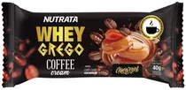 Barra de Proteína Nutrata Whey Grego Coffee Cream Caramel - 40G