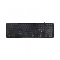 Teclado Mtek KB-7269L-PT LED USB Portugués Negro