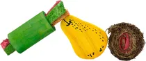 Brinquedo para Roedores 2.5CM (3 Peças) - Pawise Play & Chew 39123