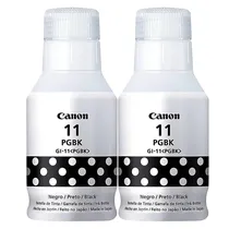 Garrafa de Tinta Canon GI-11 BK 135ML - Preto 2 Unidades