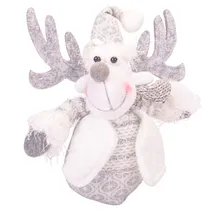 Boneco Natalino Rena 15CM Cinza