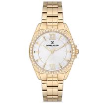 Relogio Analogico Feminino Daniel Klein DK.1.12694-6 Premium Ladies / Pulseira de Aco Inoxidavel - Dourado