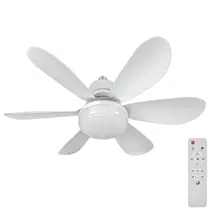Ventilador Sate A-F27502 Techo c/Lampara 22W Blanco Bivolt
