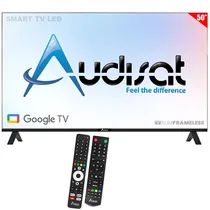 Smart TV LED 50" Audisat AD-50GO (2026) 4K Ultra HD Google TV Wi-Fi/Bluetooth com Conversor Digital (1 Ano de Garantia)