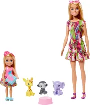 Boneca Barbie e Chelsea The Lost Birthday - Mattel GTM82