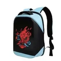 Sate Mochila A-KP6025 LED Azul/Negro