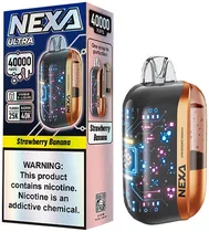 Vape Descartável Nexa Ultra Strawberry Banana 40000 Puffs