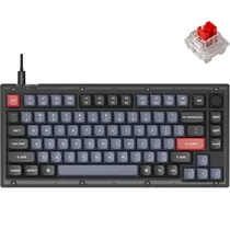 Teclado Gamer Mecânico Keychron V1 V1-C1 RGB USB - Frosted Black (Inglês)