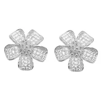 Clipe Decorativo para Fone de Ouvido G-Tide FL1 Flower - Prata  Clipe Decor...