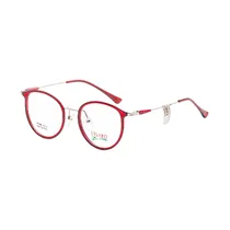 Armação para Óculos de Grau Visard TR90 1819 C5 Tam. 42-12-138MM - Vermelho/Prata