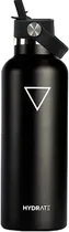 Garrafa Térmica Hydrate 600 Preto 621ML