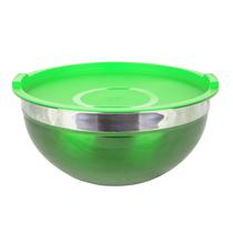 Bowl Aco Inox Fundo Premium 24CM Colorido