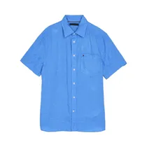 Camisa Tommy Hilfiger MW0MW37540 C30 Masculino  Camisa Tomm...
