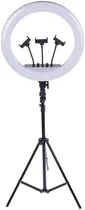 Luz LED Circular RL-18 Soft Ring Light + Tripé 6600 Lumen 55W Bivolt