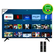 Smart TV Coby CY3359-55FL – 4K – HDMI/USB – 2 Controles – Android – 12 – 55”