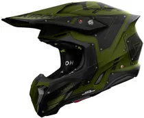 Capacete para Moto Airoh Twist 3.0 Military - Tamanho XL (61-62) - Verde/Preto