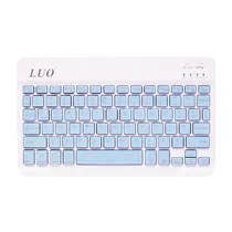 Mini Teclado Magnético Luo LU-BT029 Slim Bluetooth Keyboard 10" - Azul