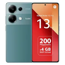 Smartphone Xiaomi Redmi Note 13 Pro 4G Global 256GB 8GB Ram Dual Sim Tela 6.67" - Verde