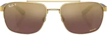Óculos de Sol Ray Ban RB3701 001/6B 59 - Masculino