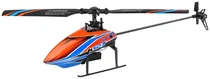 Mini Helicóptero XK Wltoys Eagle K127 4 Canais 2.4GHZ Laranja/Azul