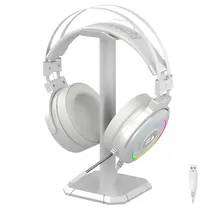 Headset Gamer Redragon Lamia 2 H320W-RGB / RGB / com Fio - Branco