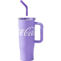 Copo Térmico Nonoo Coca-Cola NS1200B1 com Canudo - Prata 1200ML