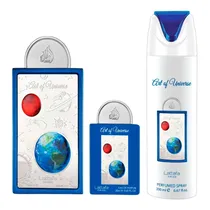 Kit Lattafa Pride Art Of Universe - 3 Em 1 - Perfume Edp 100ML + Perfume Edp 20ML+ Desodorante 200ML