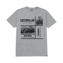Camiseta Caterpillar 4010508 10122 Gris  Camiseta Ca...