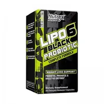 Lipo 6 Black Probiotic Nutrex 30 Cápsulas
