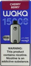 Vape Descartável Waka Cherry Berry - 15000PUFFS