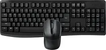 Teclado e Mouse Sem Fio Rapoo X1800 Pro Black (Inglês) (Caixa Feia)