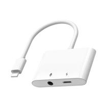 Adaptador Wiwu LT01 Pro 2 En 1 Blanco