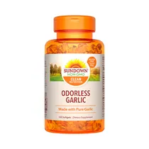 Suplemento Sundown Odorless Garlic Extract 250 C?Psulas