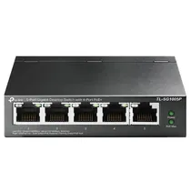 Hub Switch TP-Link TL-SG1005P 5 Portas - 10/100/1000MBPS